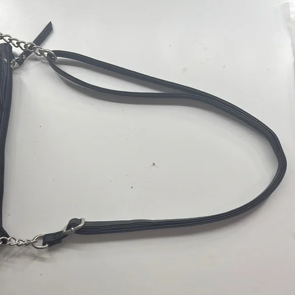 Black Leather Crossbody Bag - Picture 10 of 10